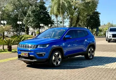 Jeep compass longitude 2.0 4x2 flex 16v aut.  - azul - 2016/2017