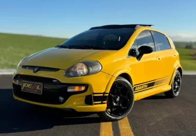 Fiat punto 1.4 t-jet  - amarela - 2014/2014
