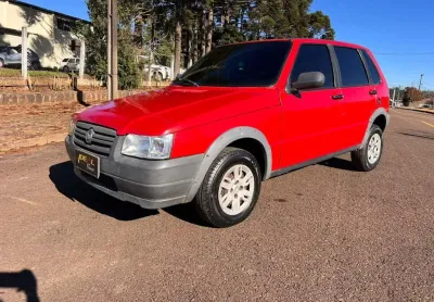 Fiat uno mille way econ - vermelha - 2012/2013