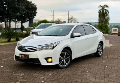 Toyota corolla xei20flex - branca - 2014/2015