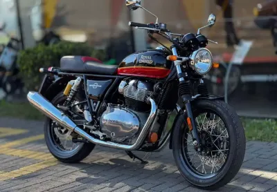 Royal enfield interceptor 650cc - preta - 2022/2023