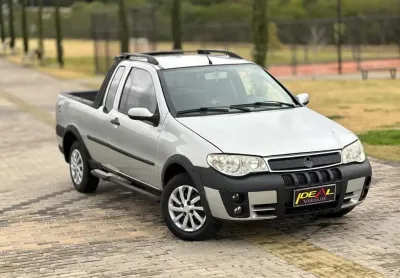 Fiat strada adv/adv tryon 1.8 mpi flex 8v ce  - prata - 2007/2008