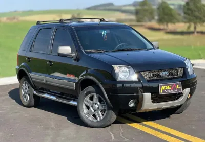 Ford ecosport xlt 1.6 flex 8v 5p  - preta - 2007/2007