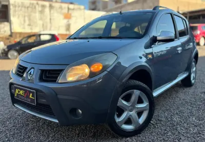 Renault sandero 1.6 stepway - cinza - 2009/2010
