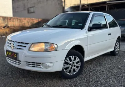 Volkswagen gol 1.0 mi - branca - 2013/2014