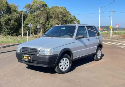 Fiat uno mille 1.0 - prata - 2009/2010