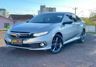 Honda civic exl 2.0 - prata - 2021/2021