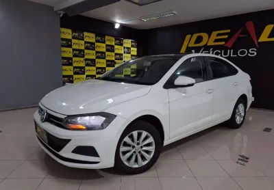 Volkswagen virtus  1.6 msi flex 16v 4p automático - branca - 2019/2020