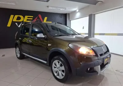 Renault sandero stepway hi-power 1.6 8v 5p  - verde - 2012/2013