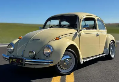 Volkswagen fusca 1300 l - bege - 1981/1981