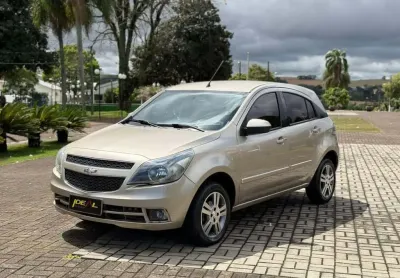 Chevrolet agile ltz - bege - 2013/2013