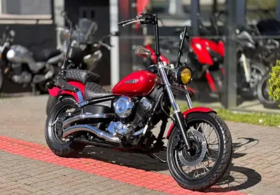 Yamaha xvs 650 drag star  - prata - 2005/2005