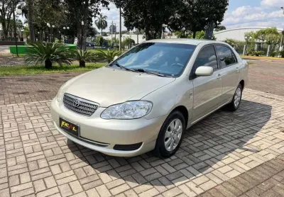 Toyota corolla xei 1.8 flex - bege - 2007/2008