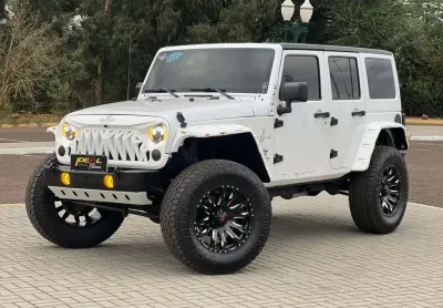 Jeep wrangler unlimited sport  - branca - 2015/2015