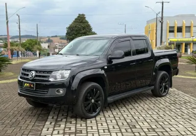 Volkswagen amarok 4x4 trendline - preta - 2015/2016