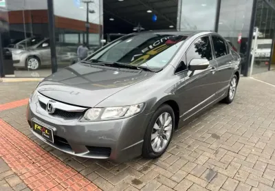 Honda civic lxl se 1.8 flex  - cinza - 2010/2011