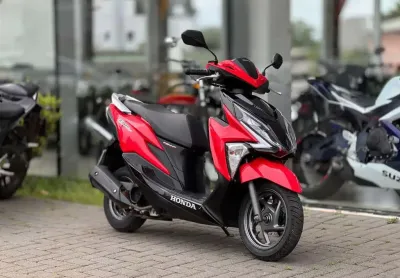 Honda elite 125 - - vermelha - 2022/2023