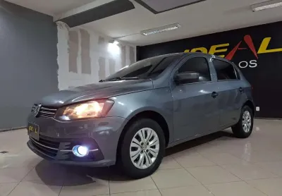 Volkswagen gol trendline 1.6 total flex  - cinza - 2017/2018