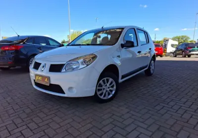 Renault sandero expression hi-flex 1.0  - branca - 2009/2010