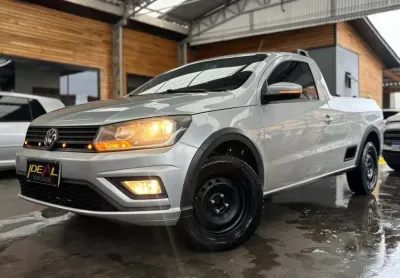 Volkswagen saveiro trendline 1.6  - prata - 2016/2017