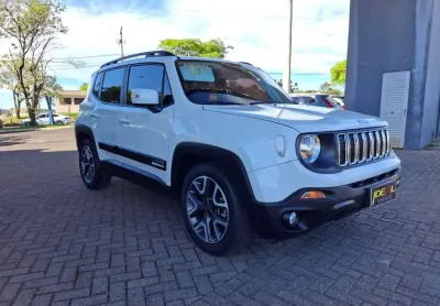 Jeep renegade  longitude 1.8 4x2 flex - branca - 2018/2019