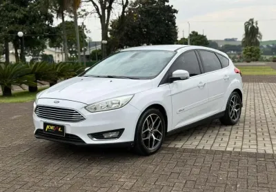 Ford focus titanium 2.0 aut - branca - 2015/2016