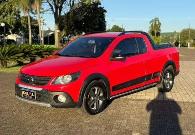 Volkswagen saveiro cross 1.6 cabine estendida  - vermelha - 2011/2012