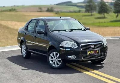 Fiat siena hlx 1.8 mpi flex 8v 4p  - preta - 2008/2009