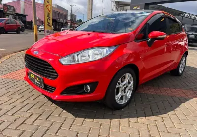 Ford fiesta 1.5 flex - vermelha - 2013/2014