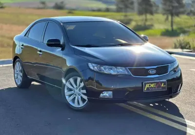 Kia cerato 1.6 16v aut.  - preta - 2011/2012