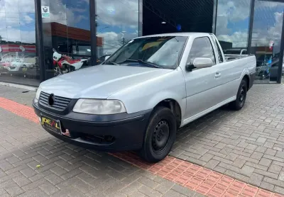 Volkswagen saveiro 1.8 mi - prata - 2000/2001