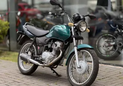 Honda cg-125 titan-ks  - verde - 2001/2001