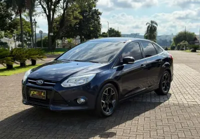 Ford focus titanium plus 2.0 - azul - 2015/2015