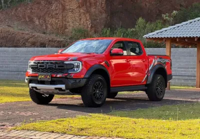 Ford ranger raptor - laranja - 2023/2024