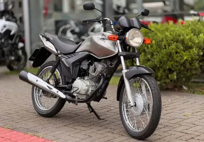 Honda cg-150 fan esi - cinza - 2009/2010