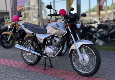 Honda cg-150 titan ks - prata - 2006/2007