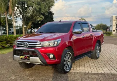 Toyota hilux sr challenge 4x4 2.8 tdi  - vermelha - 2017/2018