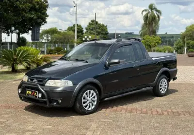 Fiat strada adventure 1.6 cabine estendida  - verde - 2002/2002