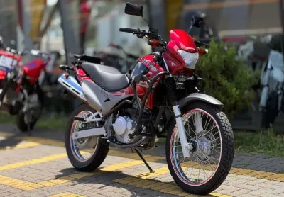 Honda nx4 falcon 400 - vermelha - 2007/2008