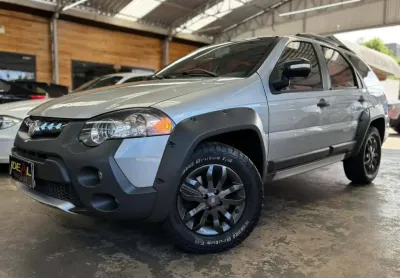 Fiat palio weekend 1.8 - prata - 2013/2014