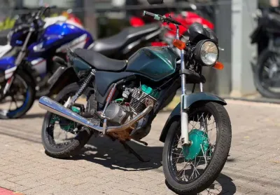 Honda cg-150 titan-ks - verde - 2004/2005