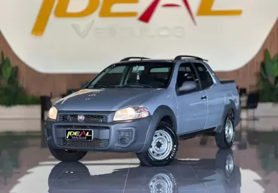 Fiat strada working 1.4  fire flex 8v  - prata - 2014/2015