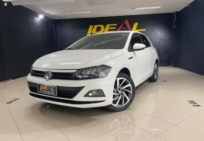 Volkswagen polo polo highline 200 tsi 1.0  - branca - 2018/2019