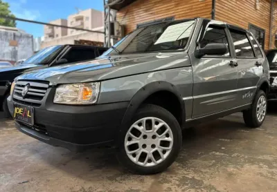 Fiat uno mille 1.0 - cinza - 2010/2011