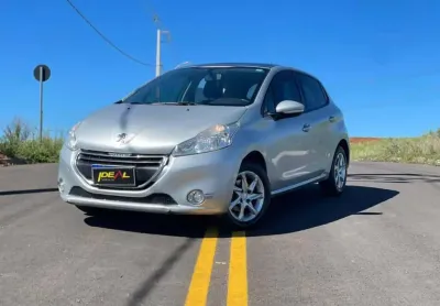 Peugeot 208 allure 1.6  - prata - 2016/2016