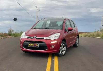 Citroën c3 tendance 1.6  - vermelha - 2014/2015