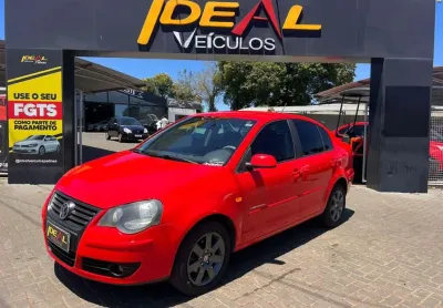 Volkswagen polo sedan comfort - vermelha - 2006/2007