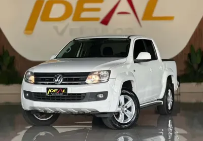 Volkswagen Amarok Trendline CD 2.0 TDI 4X4 Dies Aut  - Branca - 2015/2016
