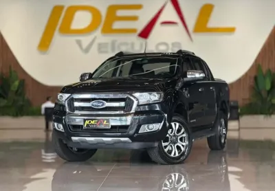 Ford Ranger XLT Limited 3.2  - Preta - 2018/2019