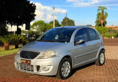 Citroën C3 EXCL 14 FLEX - Prata - 2009/2010